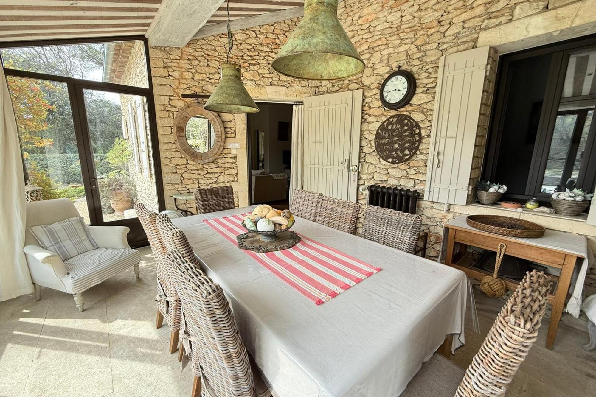 Beautiful Provencal Villa With Pool And Jacuzzi Lacoste  Exterior photo